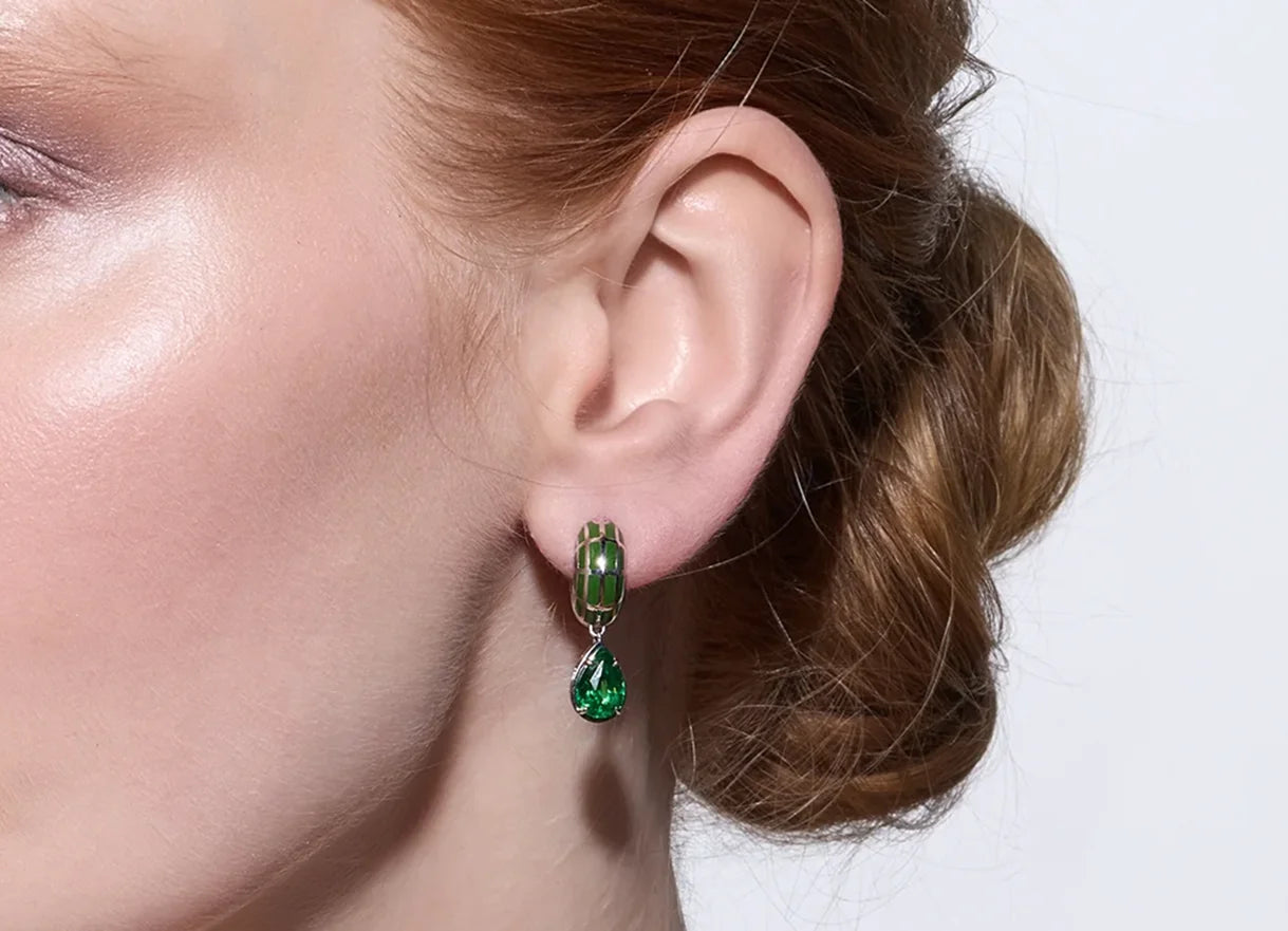 PEGGY EARRING 18k White Gold