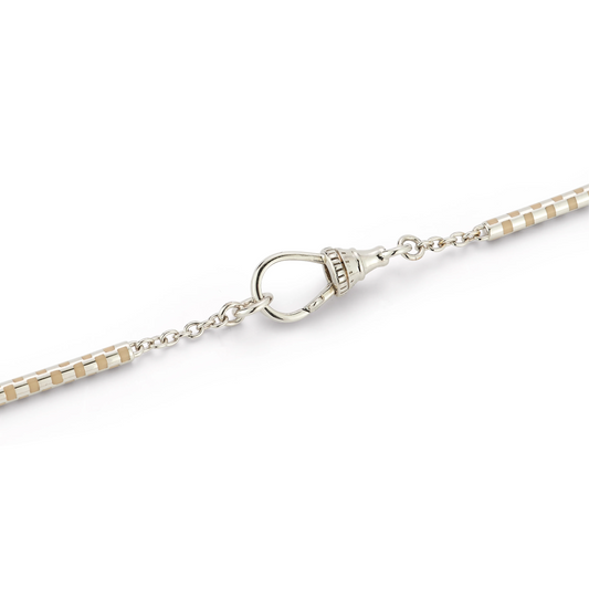 MARSHA LINK CHAIN 18k WHITE GOLD