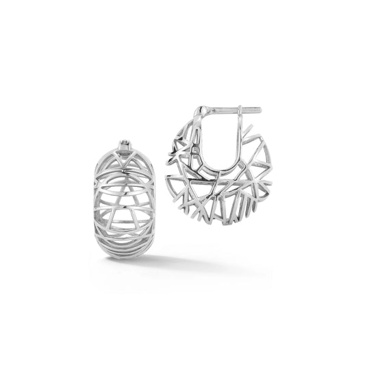 ADDY EARRING 18K WHITE GOLD