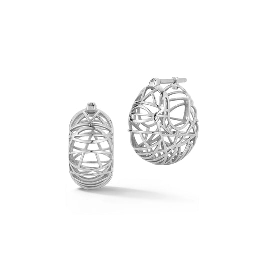 ADDY EARRING 18K WHITE GOLD