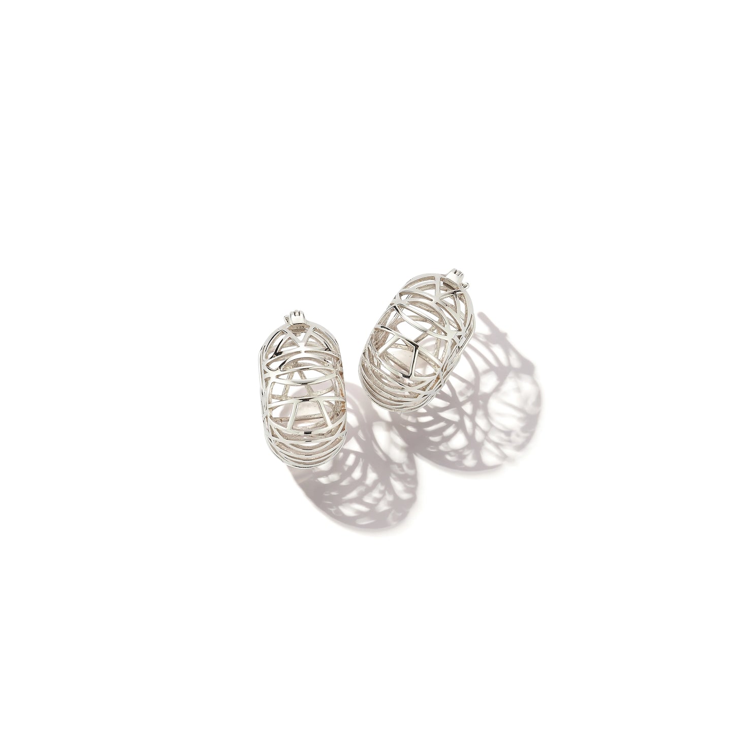 ADDY EARRING 18K WHITE GOLD