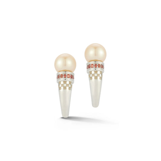 WHIT EARRING 18k WHITE GOLD