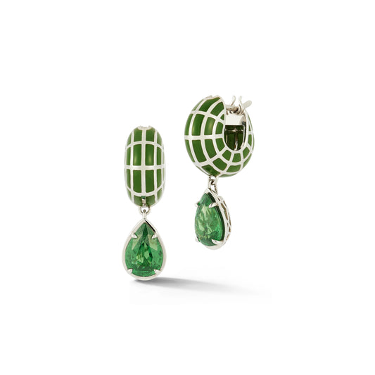 PEGGY EARRING 18k White Gold
