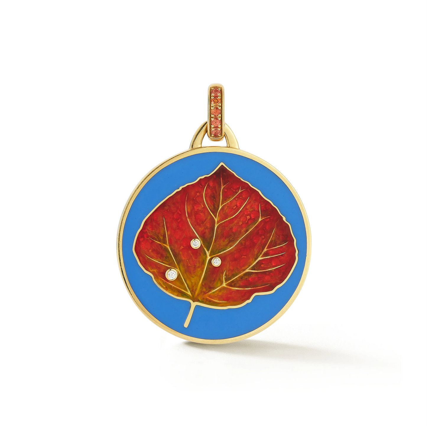 ASPEN PENDANT KLEIN BLUE 18k GOLD