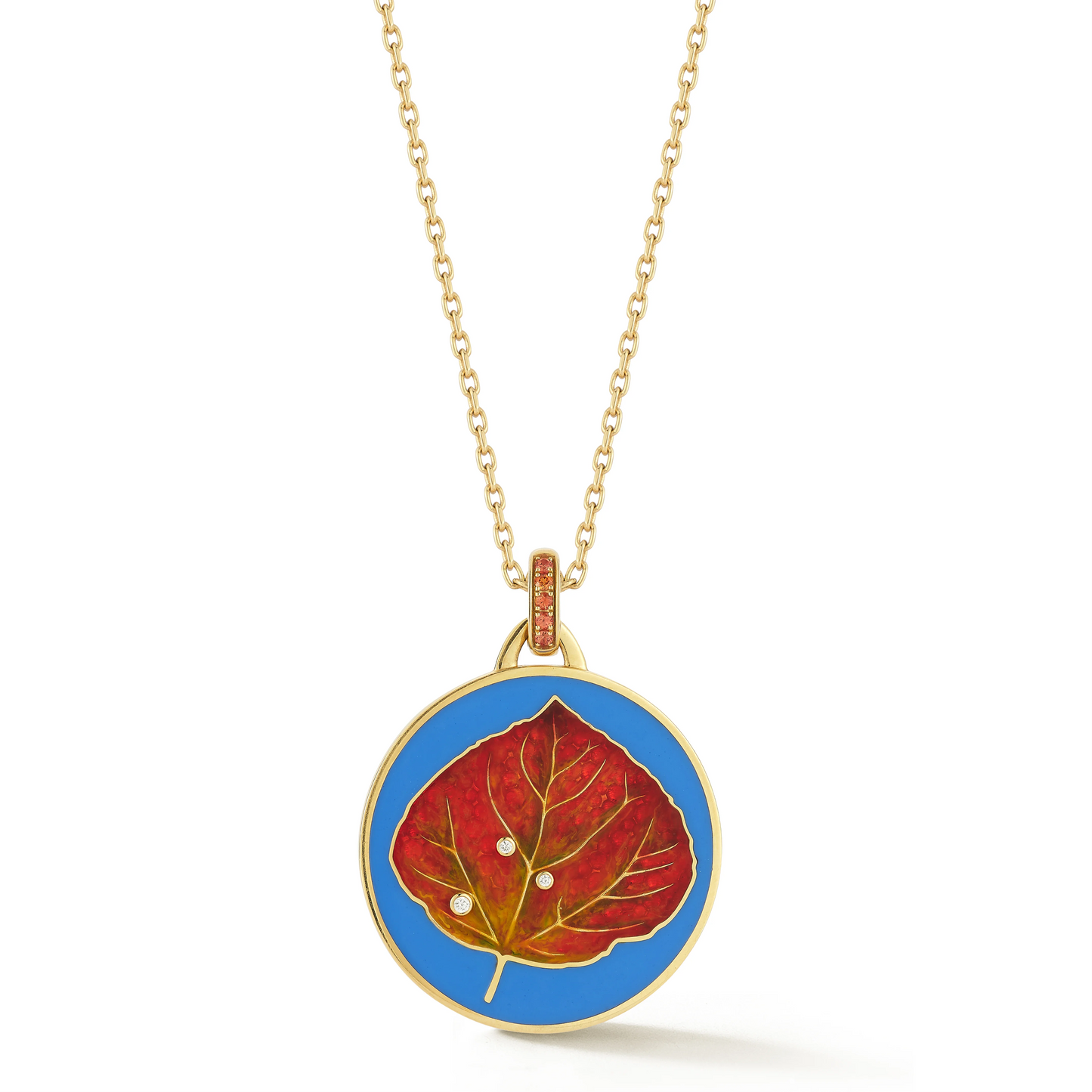 ASPEN PENDANT KLEIN BLUE 18k GOLD