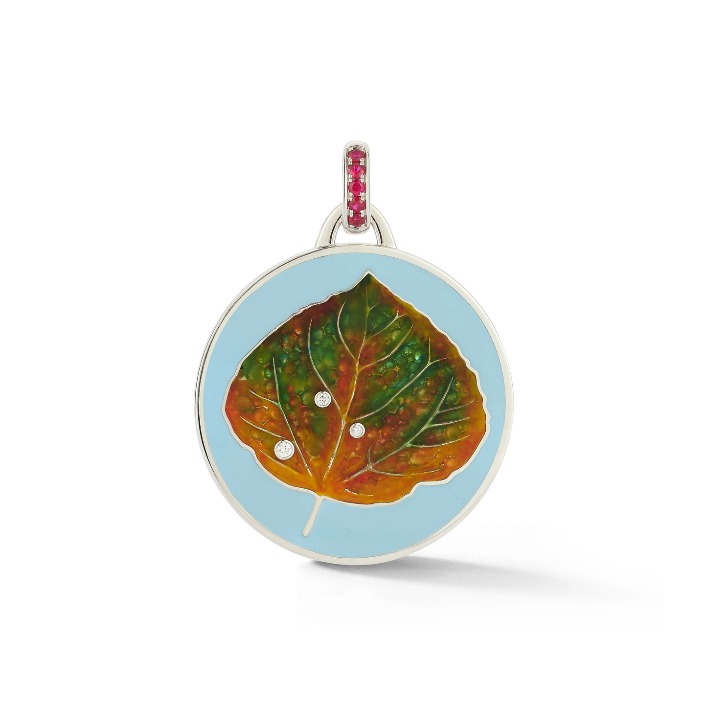 ASPEN PENDANT BABY BLUE 18k GOLD