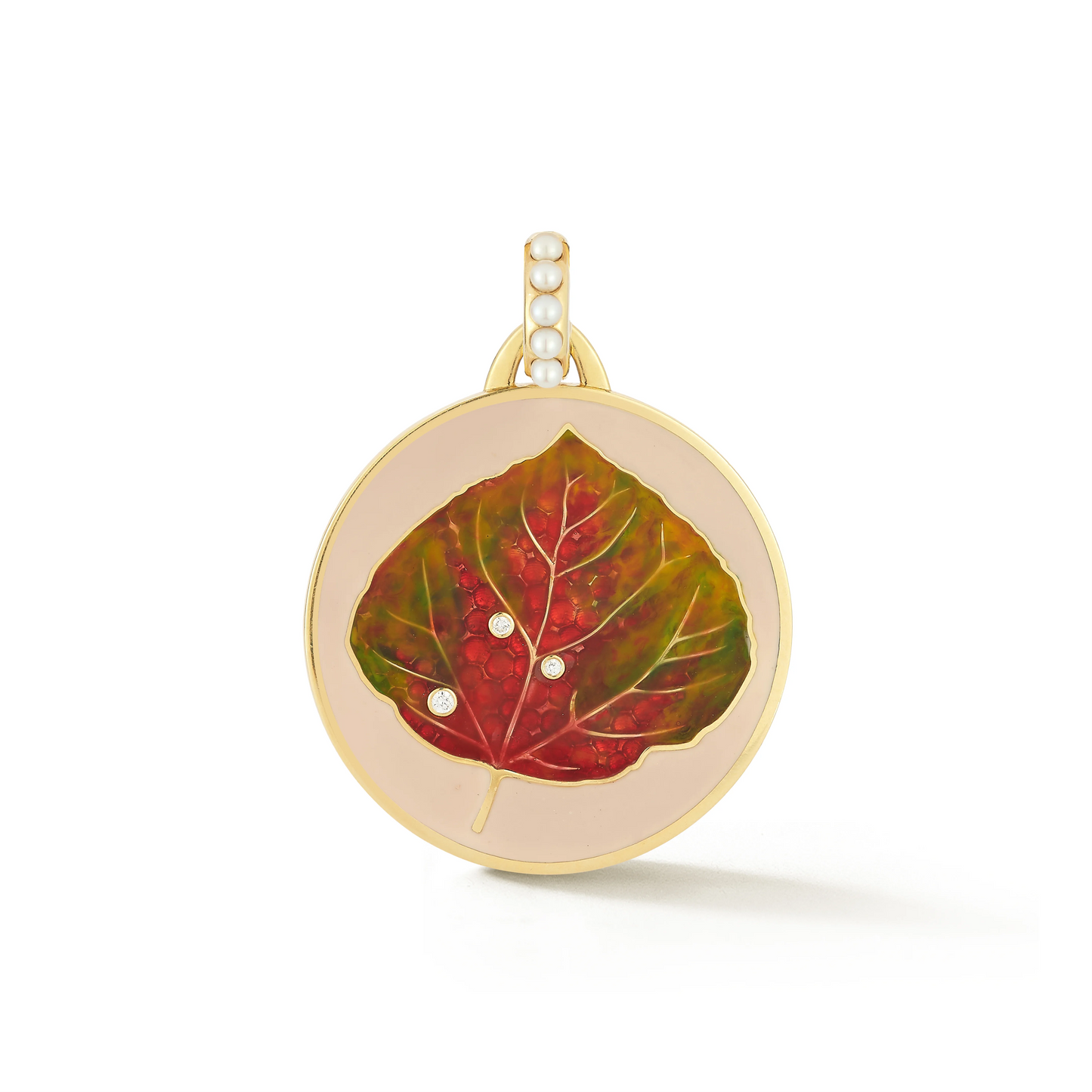 ASPEN PENDANT PEACH 18k GOLD
