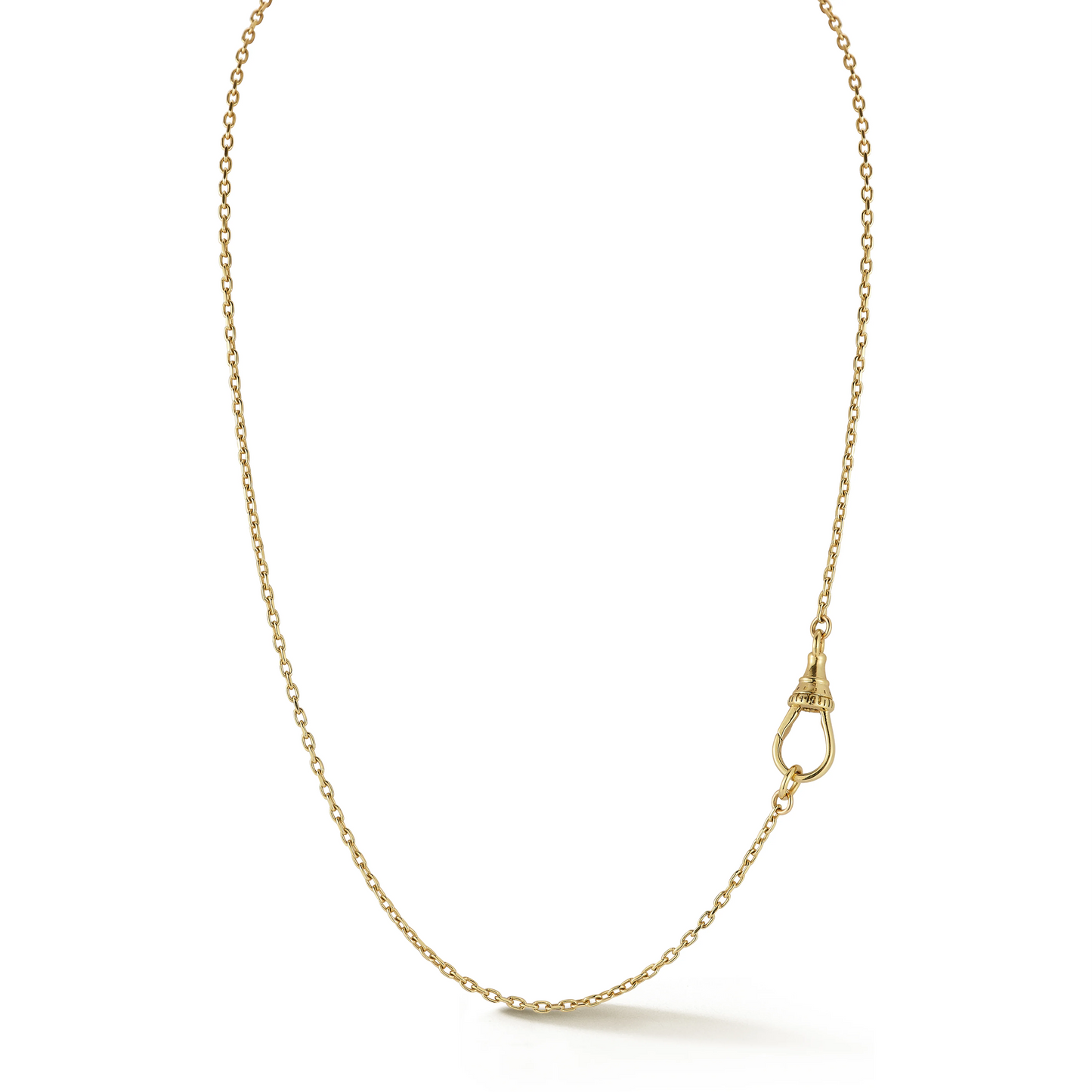 Marsha Chain, Gold, Baby Blue 17.5 inches